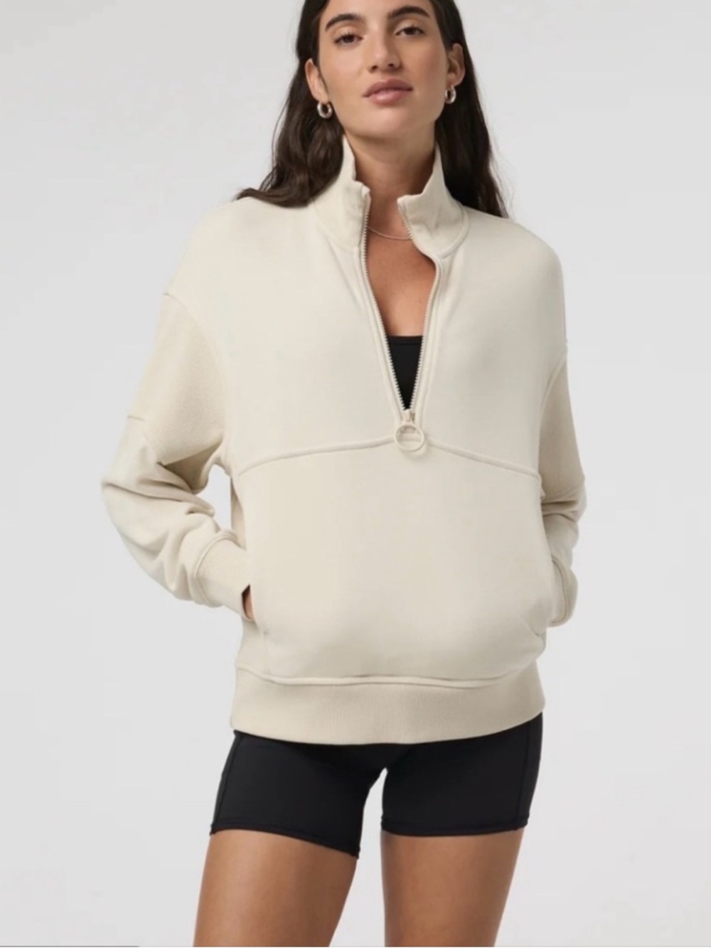 Vuori Sedona ribbed Half-Zip Pullover Sweatshirt Size Medium - Picture 7 of 9